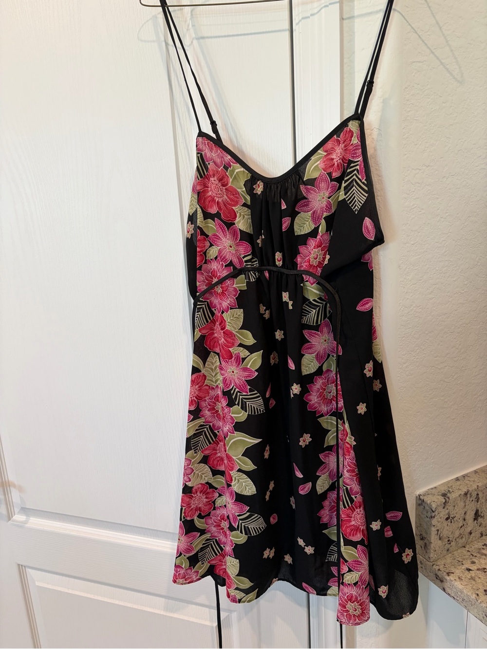 Oscar de la Renta Pink Label Slip Dress with Matching Robe